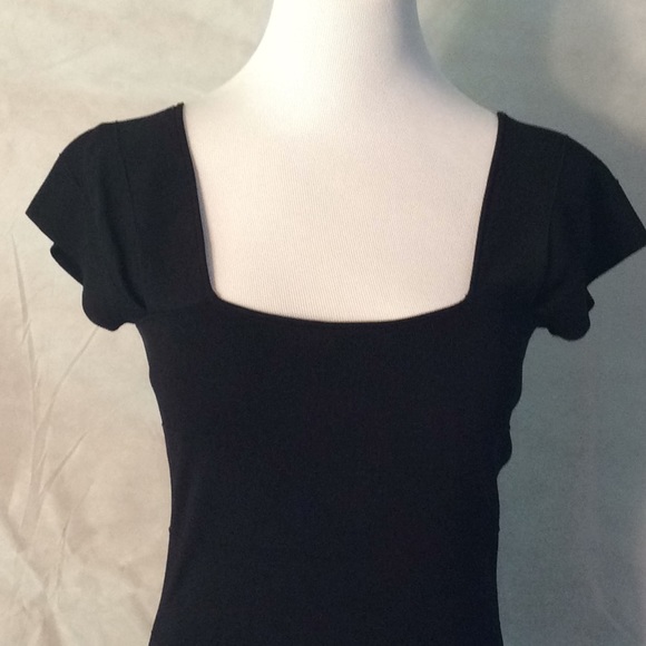 Max Studio Black Stretch Sheath Dress - M - Picture 2 of 5